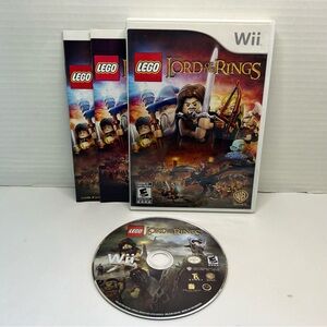 Lego The Lord Of The Rings Wii CIB With Manual *TESTED*